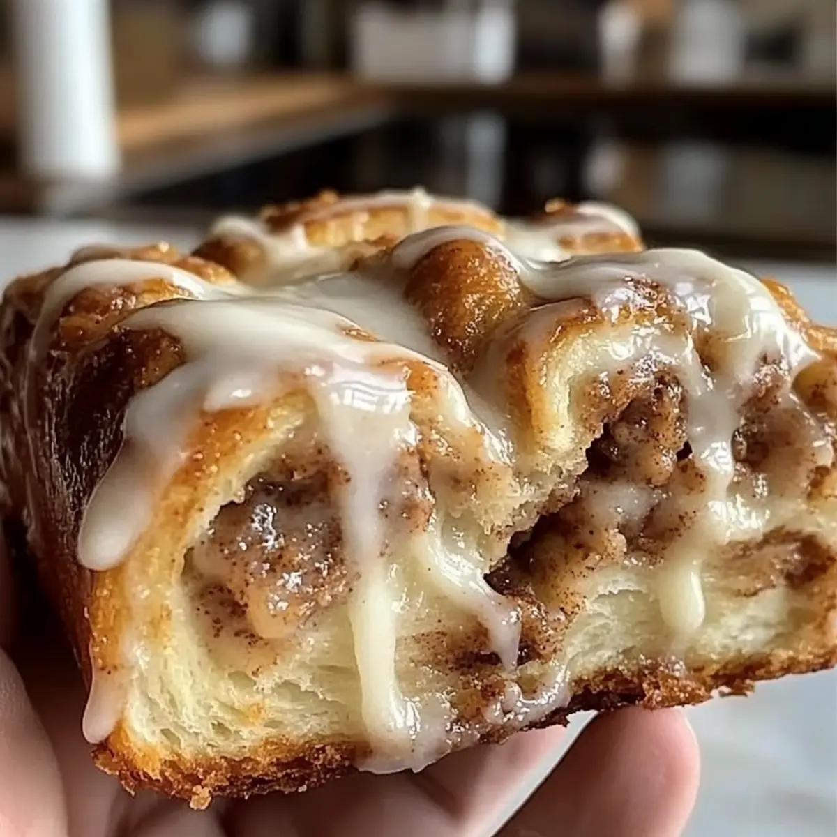 Cream Cheese Glazed Cinnamon Rolls