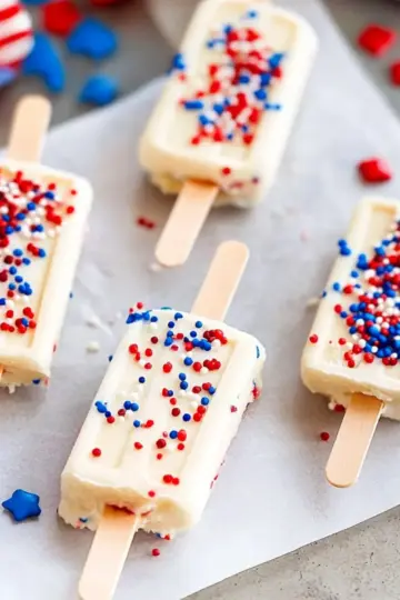 Red White and Blue Cakesicles